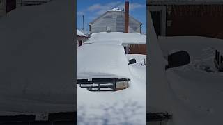 Oh Boy,  Snowmageddon day 3.. #snow #aftermath #snowed in  #help #orange storm alert ⚠️