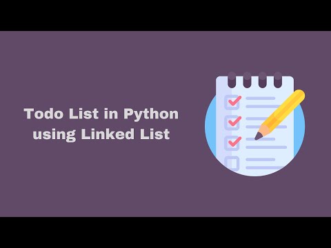 Todo List Using Linked List in Python | Json File Database in Backend