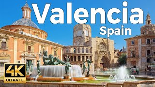 Valencia, Spain Walking Tour (4k Ultra HD 60fps) - With Captions