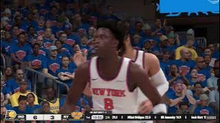 NBA 2K25 (Next Gen) - (Eastern Conference Finals) Indiana Pacers vs New York Knicks Game 2
