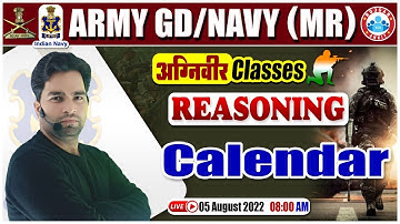 Calendar Reasoning Tricks, Reasoning For NAVY MR, Agnipath ARMY GD Reasoning Classes #5