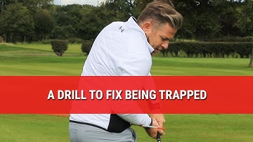 Alignment Stick Drill To Fix Being Trapped In The Golf Swing