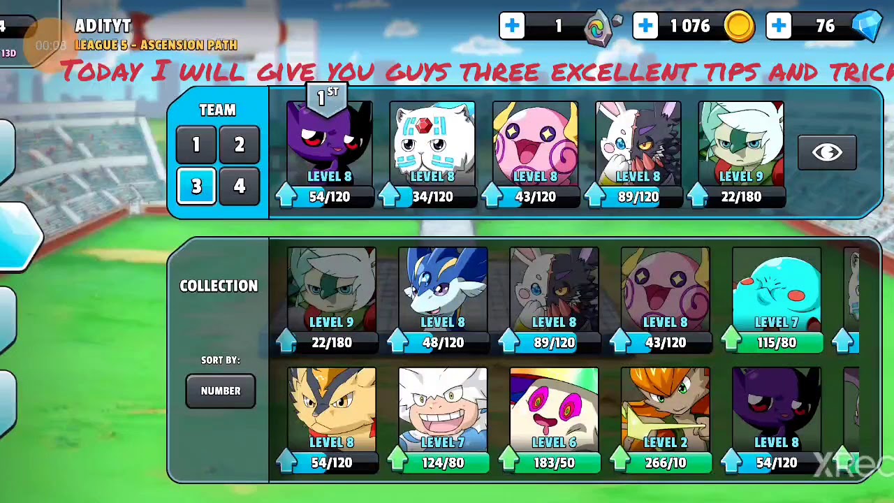 Tips and Tricks for Monster Masters!!