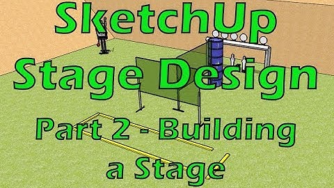 USPSA Stage Design with SketchUp | Part 2 - Building a Stage