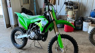 2024 Kawisaki KX112 First Ride! |*Crash!