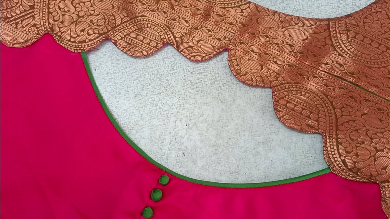 👌stylish and elegant neck design cutting and stitching for blouse #Latesttrendingneckdesign