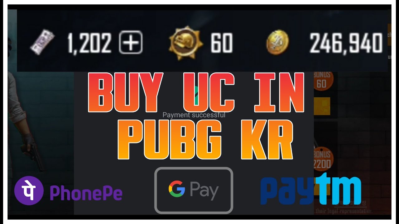 How to buy UC in PUBG Mobile KR - YouTube