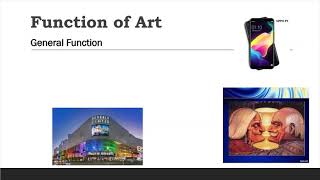 Subject, Content, and Function of Art