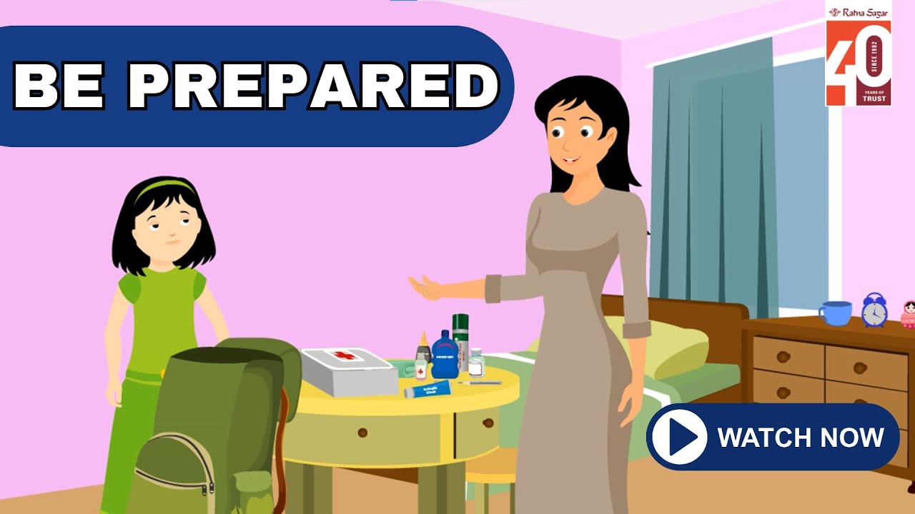 Be Prepared | Making a First-Aid Box with Mom | Animation Video for ...
