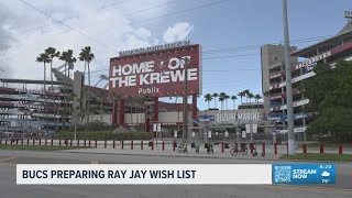 The Tampa Bay Buccaneers are preparing a wish list for the city and county