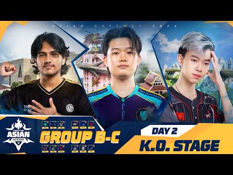 [🔴LIVE] K.O. Stage Day 2 || FF Asian Gateway II Garena Free Fire II Liquid Esports