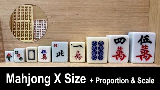 Mahjong X Size, Proportion & Scale 麻雀大小比例 #mahjong #design #riichimahjong #howtodesign screenshot 5