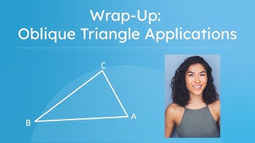 Wrap-Up: Oblique Triangle Applications - Review Solving Oblique Triangles