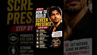 How to Build Screen Presence 🎭 | Acting Tips
