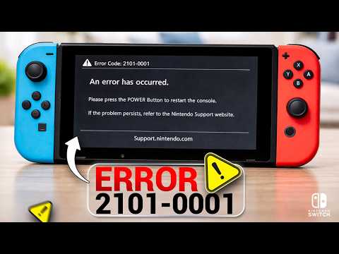 How to Fix Nintendo Switch Error Code 2101-0001 | Easy Guide - YouTube