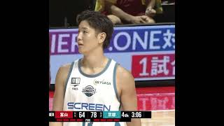 要所で決める必殺仕事人 #前田悟 💯 試合終盤のスリーエンドワンに #岸本隆一 も感情爆発で大興奮🔥🔥