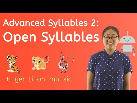 What are Open Syllables?
