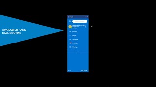 Connect Client: Availability and Call Routing Rules