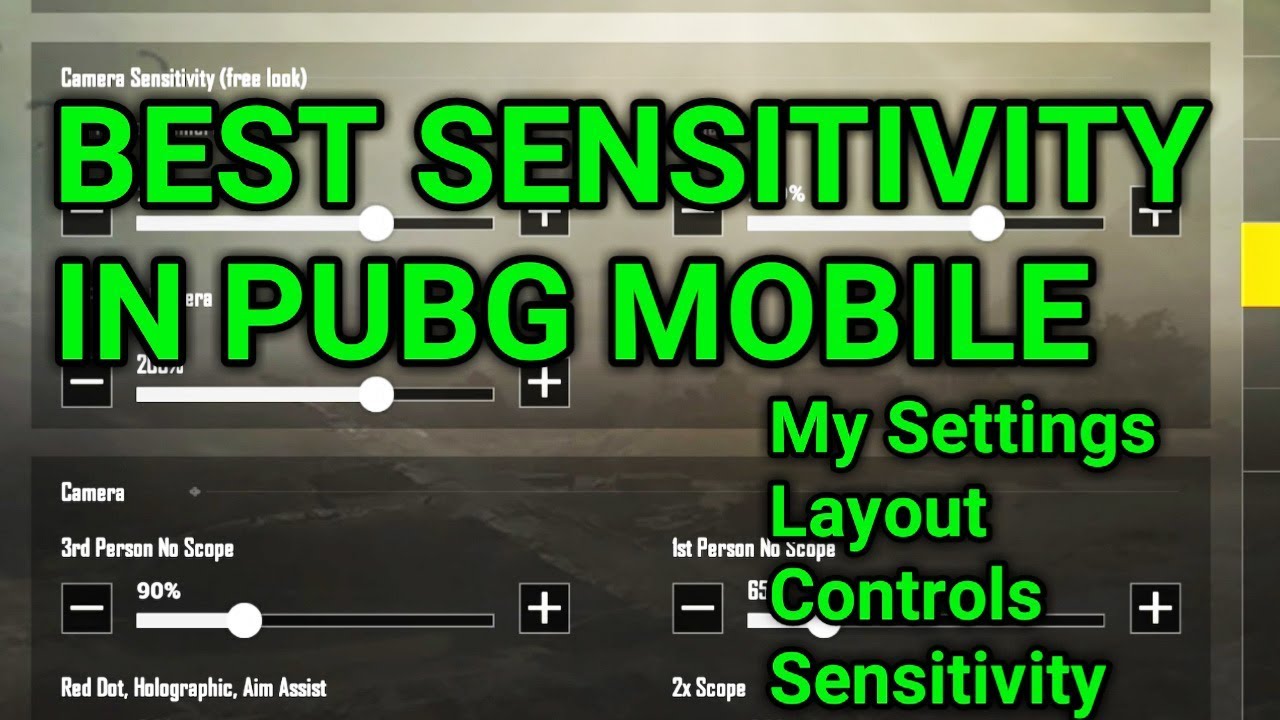 Best Senstivity Settings In PUBG Mobile | MRX Senstivity ... - 