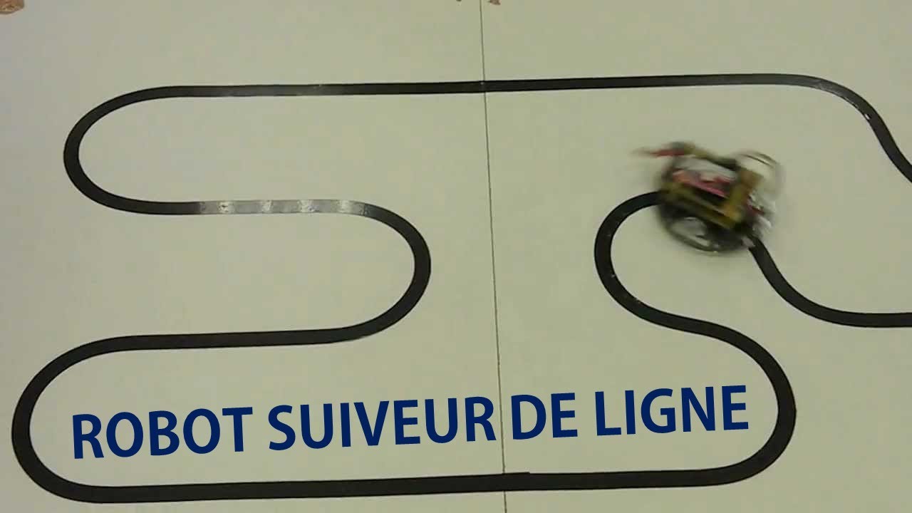 robot suiveur de ligne - YouTube