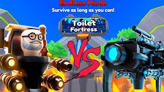 😱 SCIENTIST MECH VS UPGRADED CAMERA SPIDER in ENDLESS MODE ☠️ Toilet Tower Defense ROBLOX