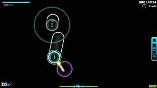 i spent 3 hours just making these goddamn circles
ONLY THE HITCIRCLES. WHY DID THEY TAKE SO LONG?
though for once Im actually happy about the result.
although while recording I noticed that they sure can be a little... dark... oh my god Im NOT going back and tweaking this more it just leads to more and more tweaking because I keep seeing something a little off and its just such a mess i spent 3 hours just making these goddamn circles