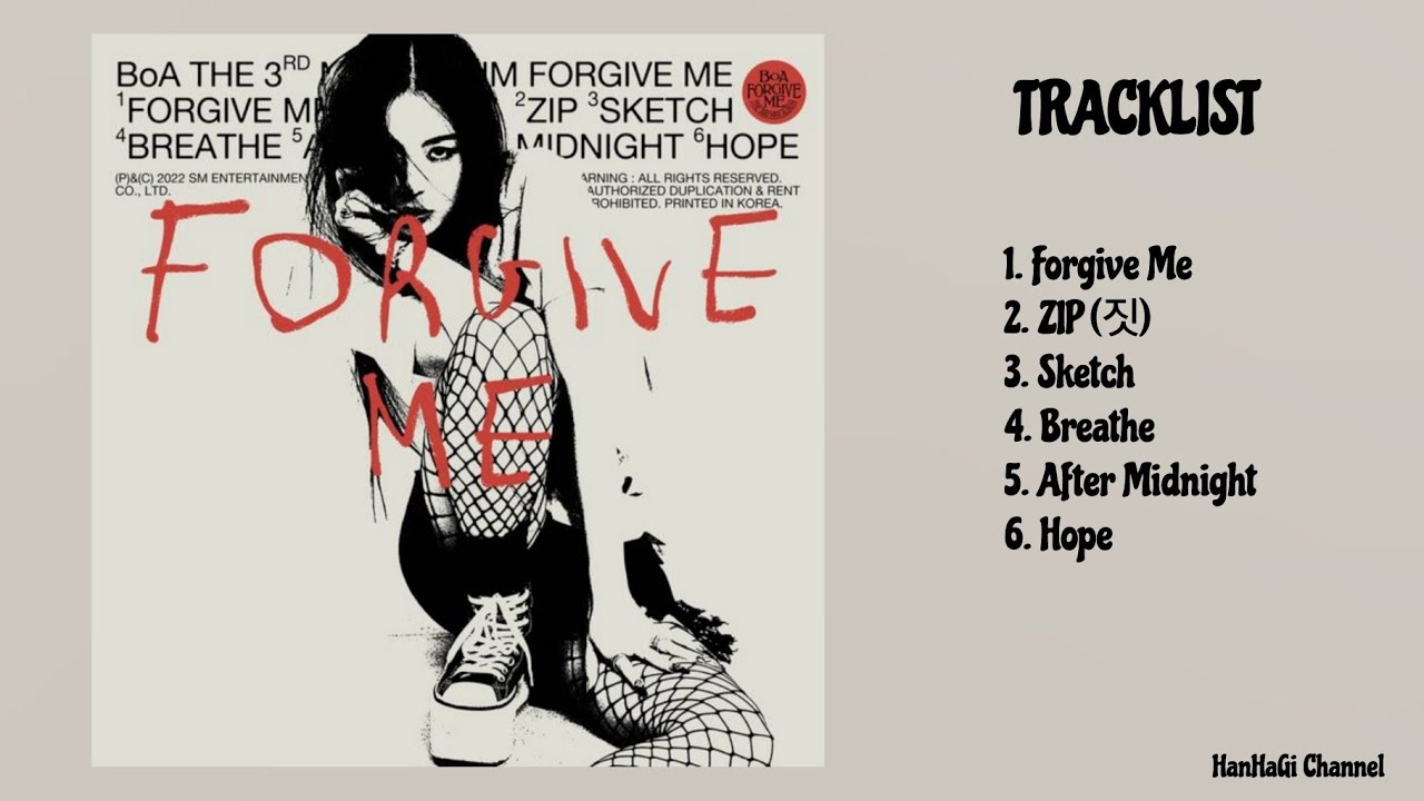 [FULL ALBUM] BoA (보아) – 3rd Mini Album "Forgive Me" [Audio]