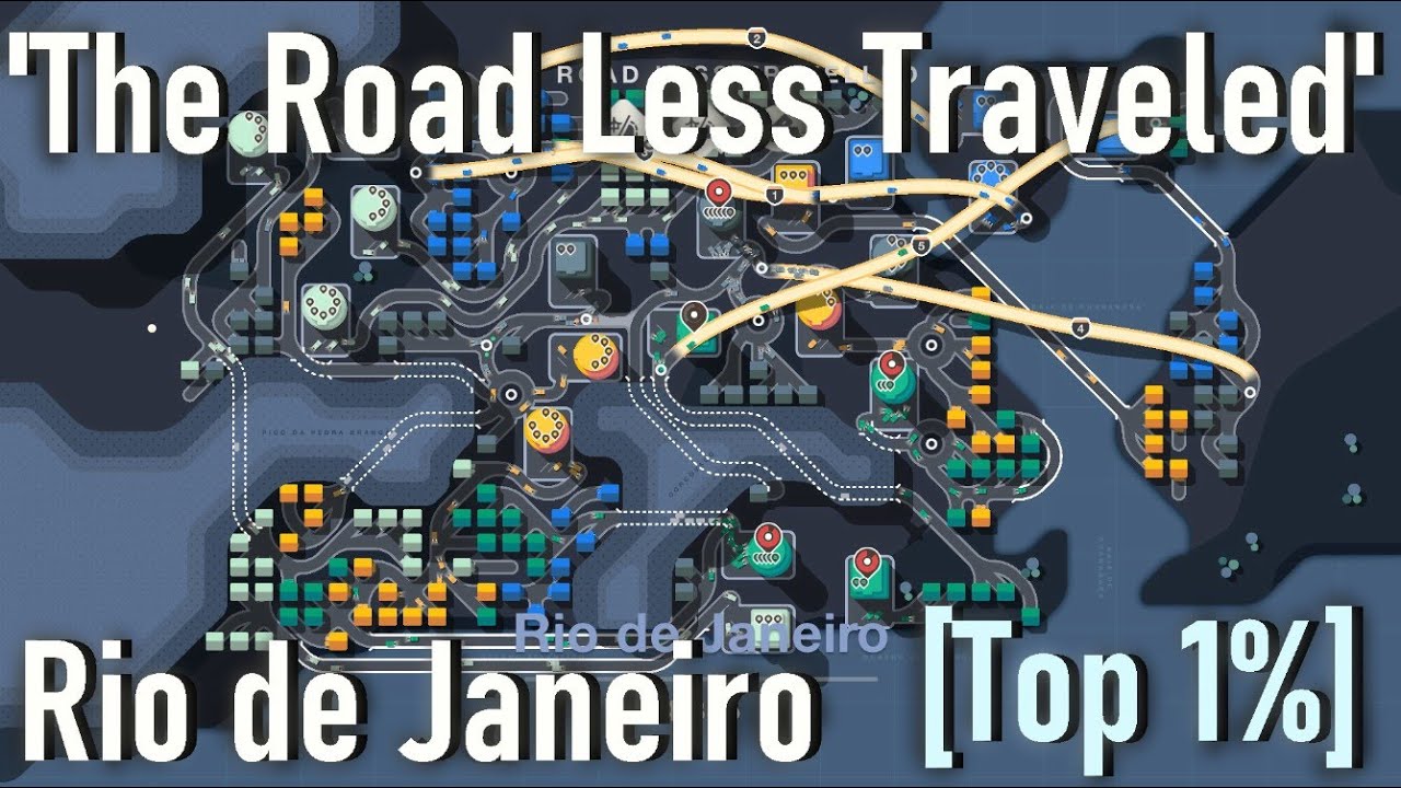 [4.8k Trips] Mini Motorways - Rio de Janeiro's 'The Road Less Traveled ...