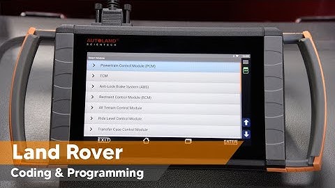 Land Rover Coding & Programming by iSCAN by Autoland