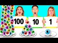 100個重ねフードチャレンジ | 面白い瞬間 Fun Fun Challenge