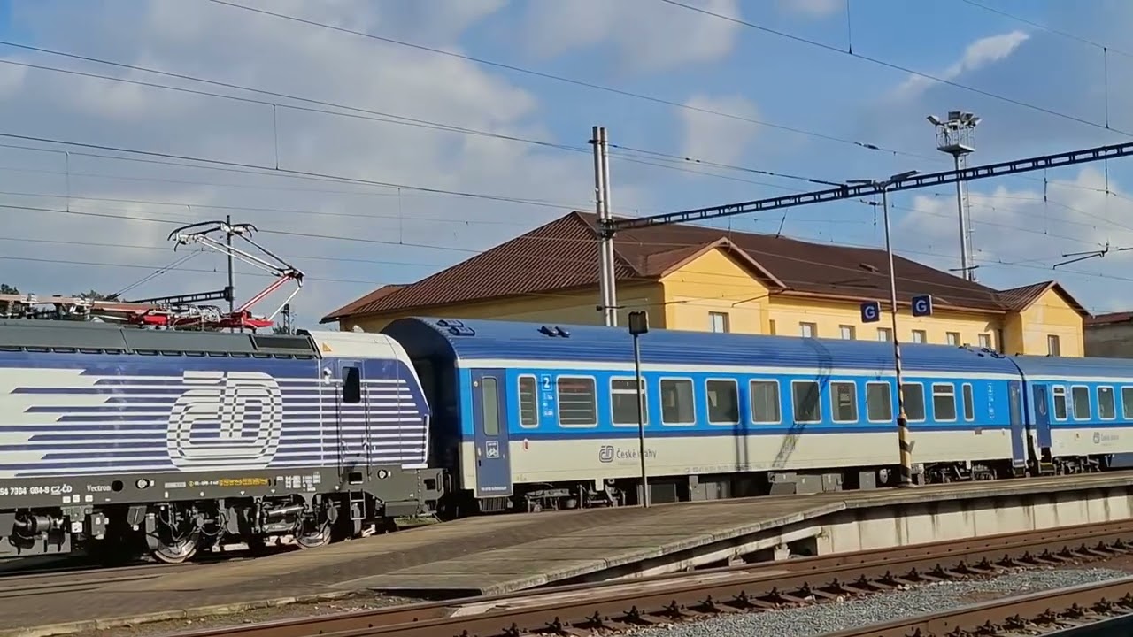 Železniční provoz v Hulíně.🚊📽️25.2.2026