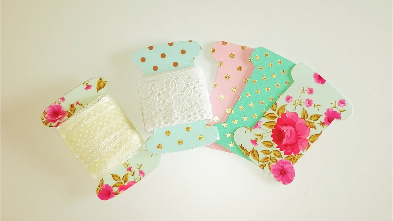 Tuto bobine pour rangement des rubans et dentelles