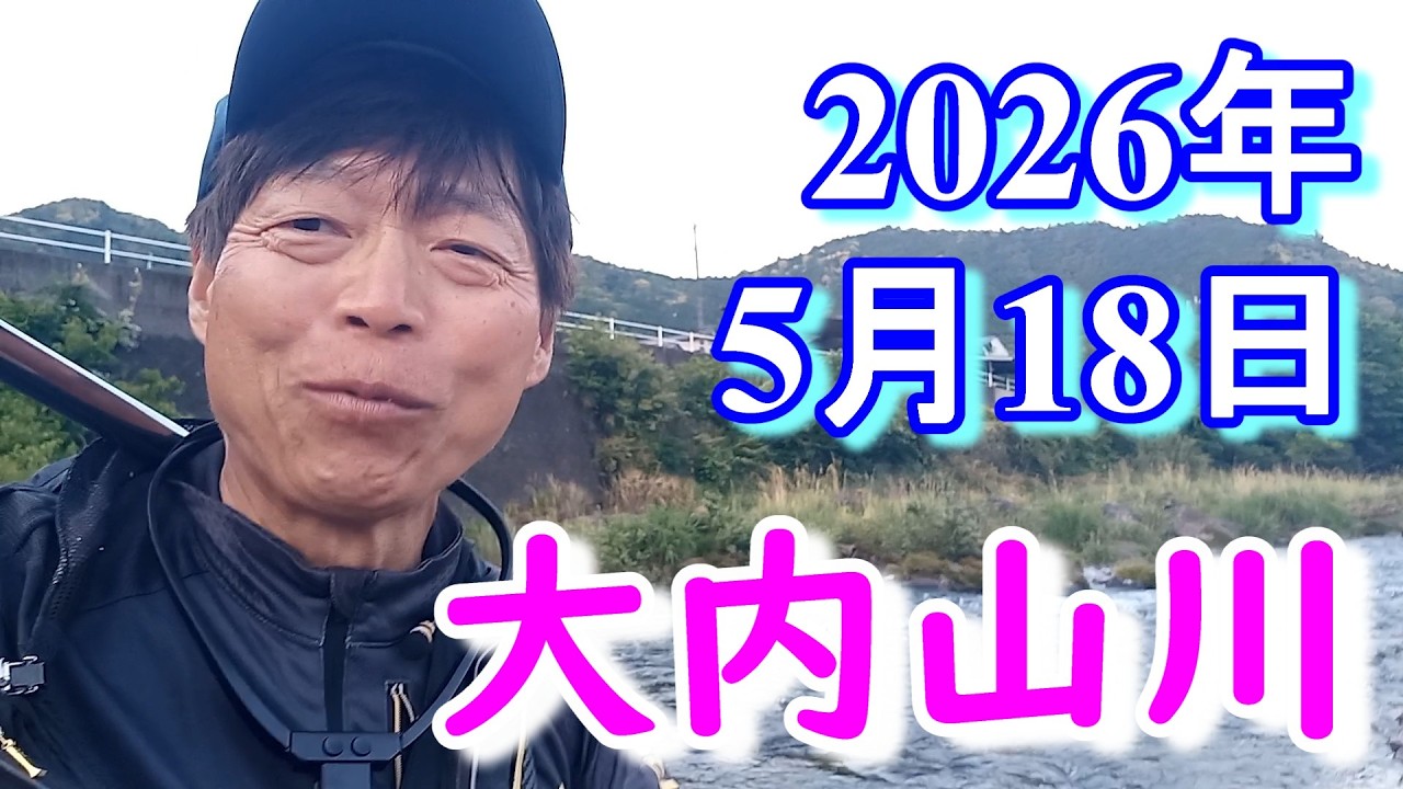 鮎釣り 背がかりDNA鮎を釣る 20㎝渇水垢ぐされぎみ おとべ 紀勢大橋上 岩船橋下 田垣外 大内山川 2026年