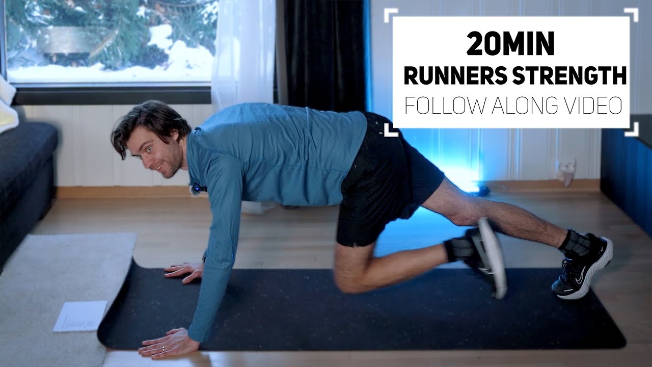20min Optimal Runners Strength Routine - follow along video - YouTube