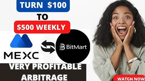 MEXC + BITMART ARBITRAGE: MAKE UP TO $100 WEEKLY || HOW TO MAKE MONEY FROM CRYPTO ARBITRAGE
