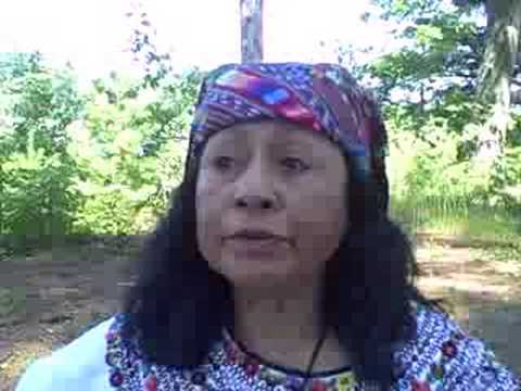 Mayan Spiritual Leader Blesses Waswagoning