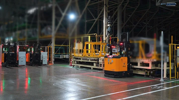 Russell Robotics Standard Forklift AGV System(English subtitles)