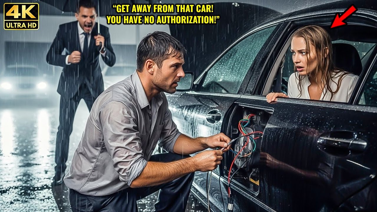 Single Dad Was Fired for Fixing a Luxury Car in the Rain — The Woman Inside Was the Company’s Owner