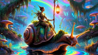 She Rides the Mushroom Snail 🐌 Psychedelic Dream Journey
