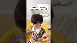This is my secret to tear-free hair cuts haircuttingcomb baby hairtrim trimmingcomb