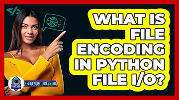What Is File Encoding In Python File I/O? - Next LVL Programming