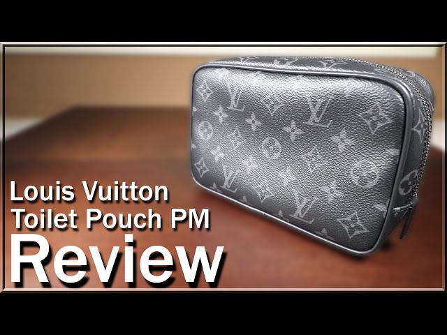 Louis Vuitton Mens Toilet Pouch Monogram Eclipse PM – Luxe Collective