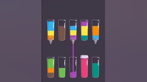 Cups - water sort puzzle || level 19 | 🌟🌟🌟 | Play games with Sakina |