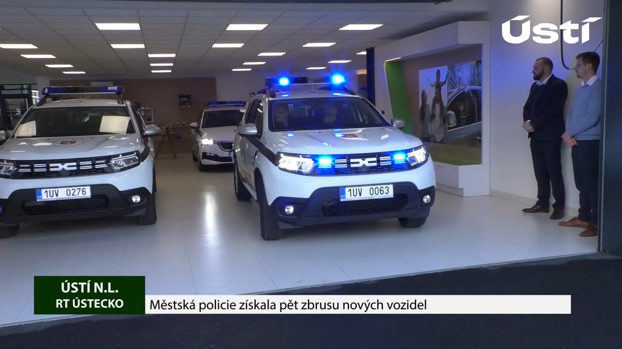 ÚSTÍ N.L. Městská policie získala pět zbrusu nových vozidel👍👮‍♀️🚓🚔