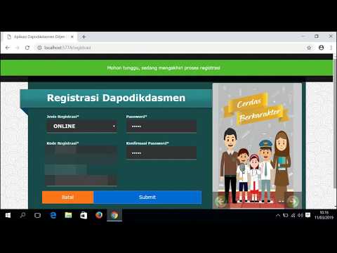 Cara Instalasi Aplikasi Dapodik 2019.C Secara Online