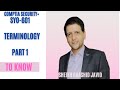 CompTIA Security+ SY0-601 | Important Terminology | Exam Pass Reference | Part 1