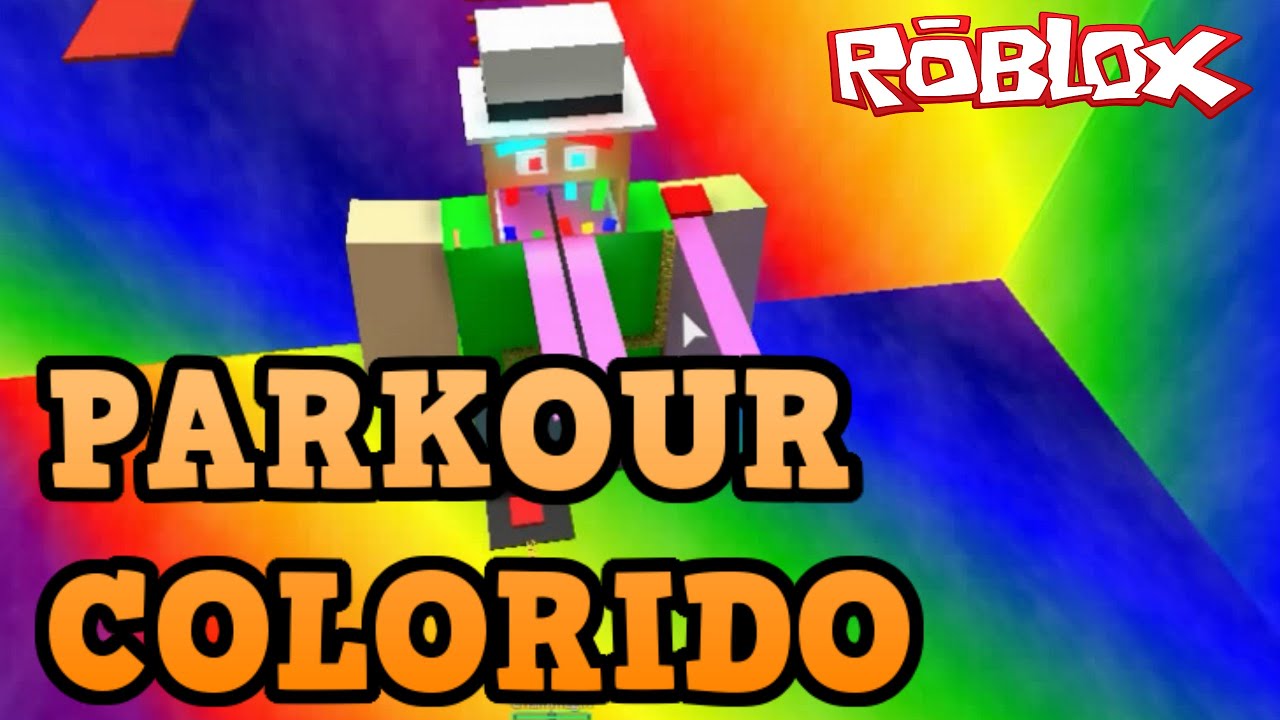 roblox download Roblox - PARKOUR COLORIDO com (Erro de gravação)
