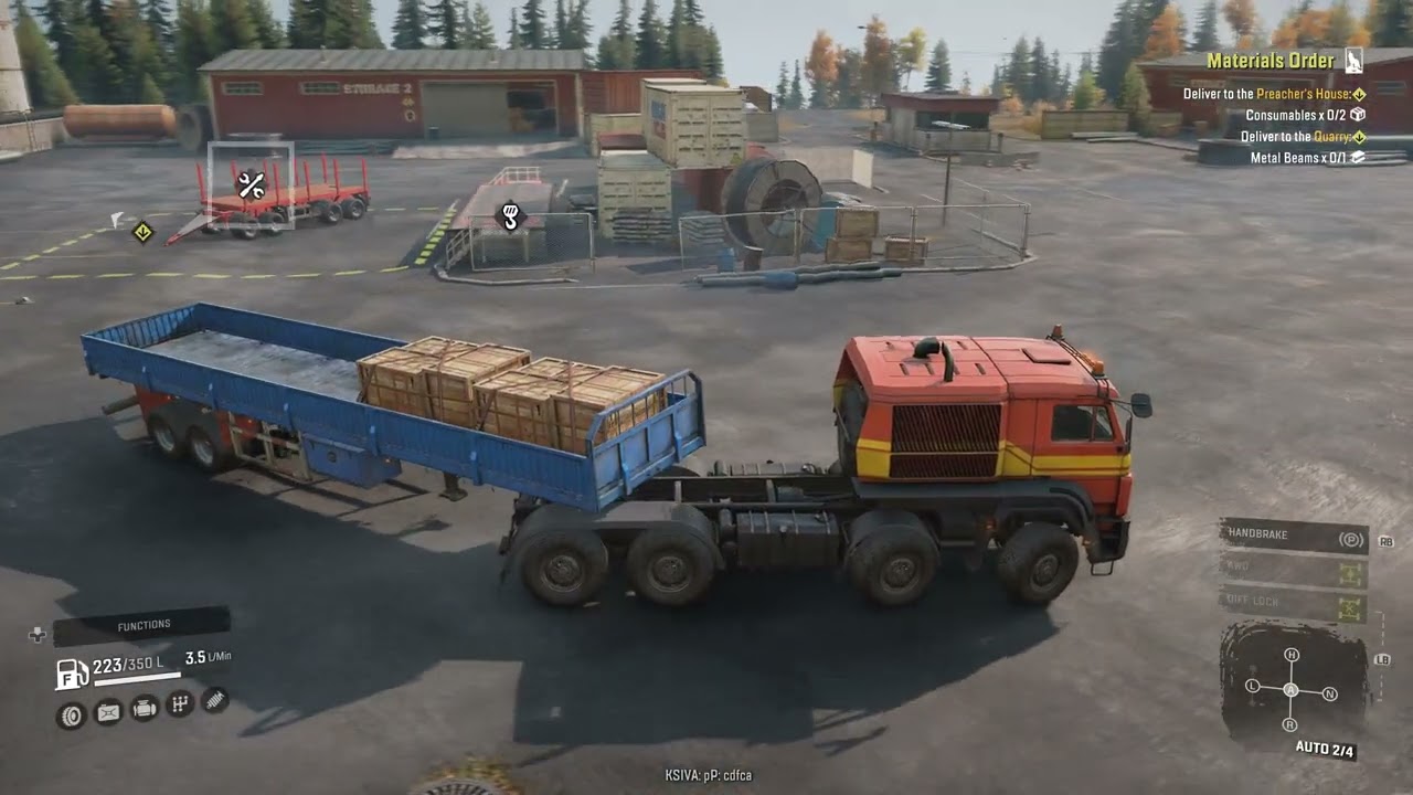 SnowRunner Career Mode | Episode 21 | Materials Order (Smithville Dam)