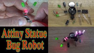 Attiny Statue Bug Robot