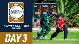 🔴 ECN Mdina Cup T20Is, 2024 | Day 3 | 11 May 2024 | France | T20 Live European International Cricket